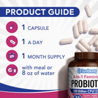 Surebounty Probiotics for Women 120 Billion CFU - 30 Capsules - image 5