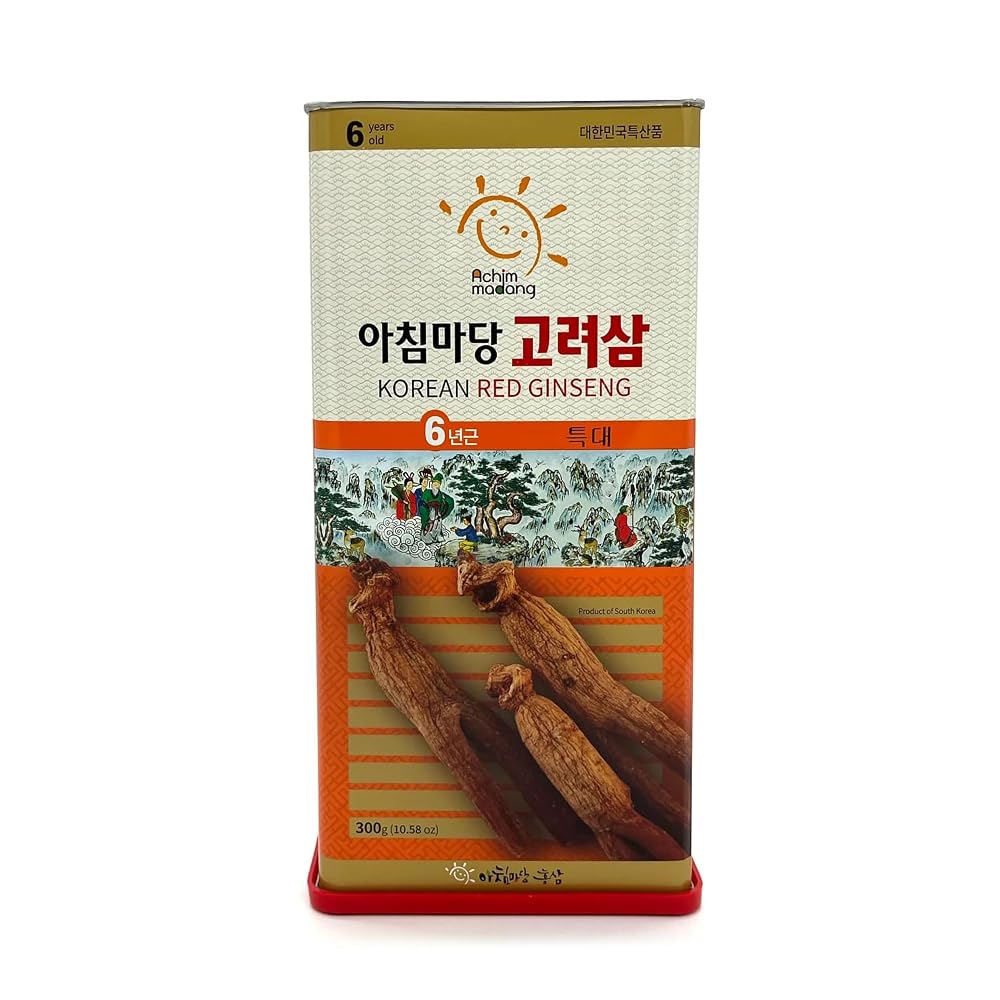 Achimmadang Korean Red Ginseng Root 6 Years Old - 300g