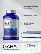Horbäach GABA 750mg - 180 Capsules - image 3