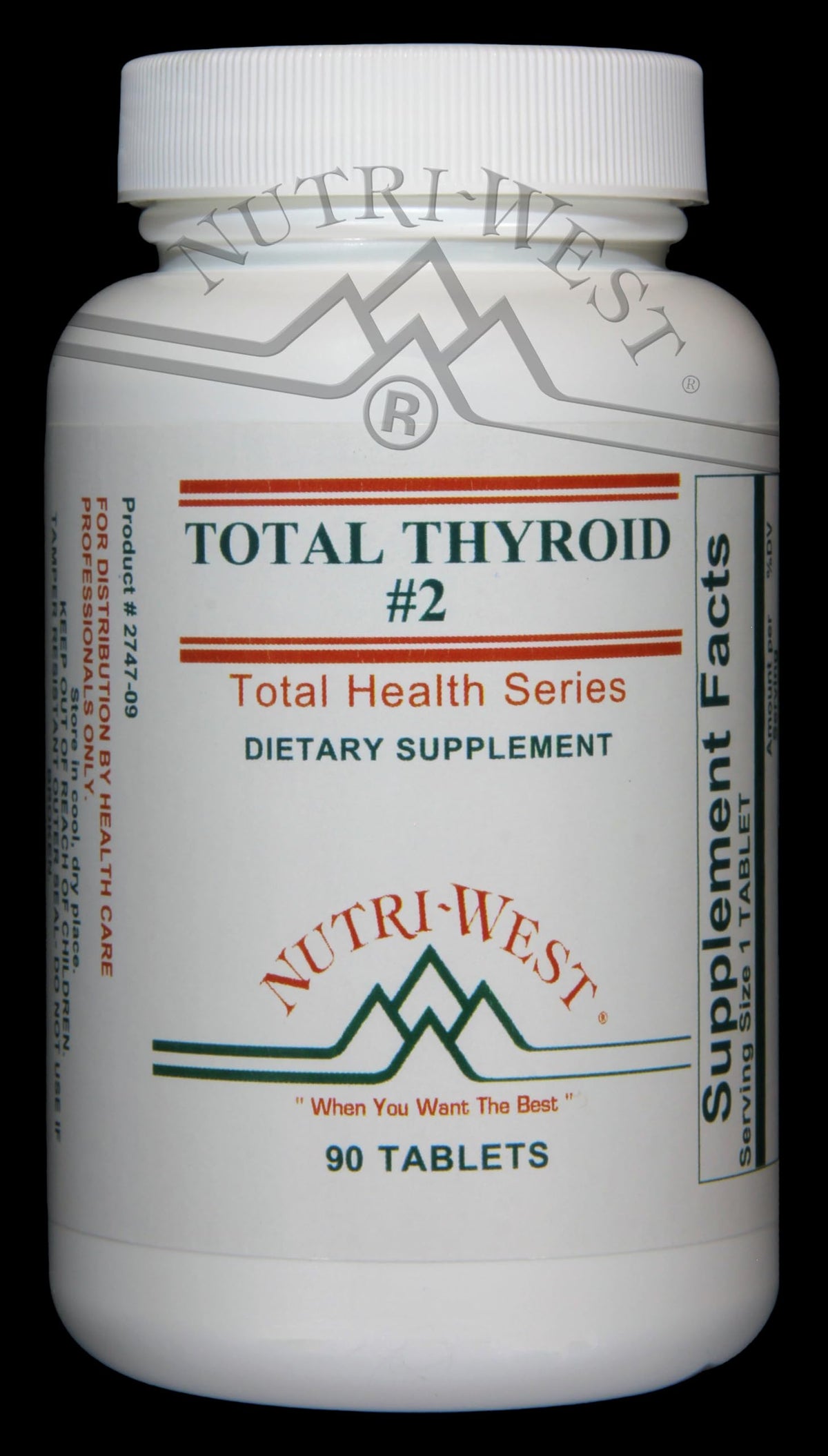Nutri-West Total Thyroid #2 - 90 Tablets