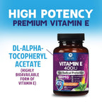 Nature's Peak Vitamin E 180 mg (400 IU) Softgels - E Vitamin DL-Alpha