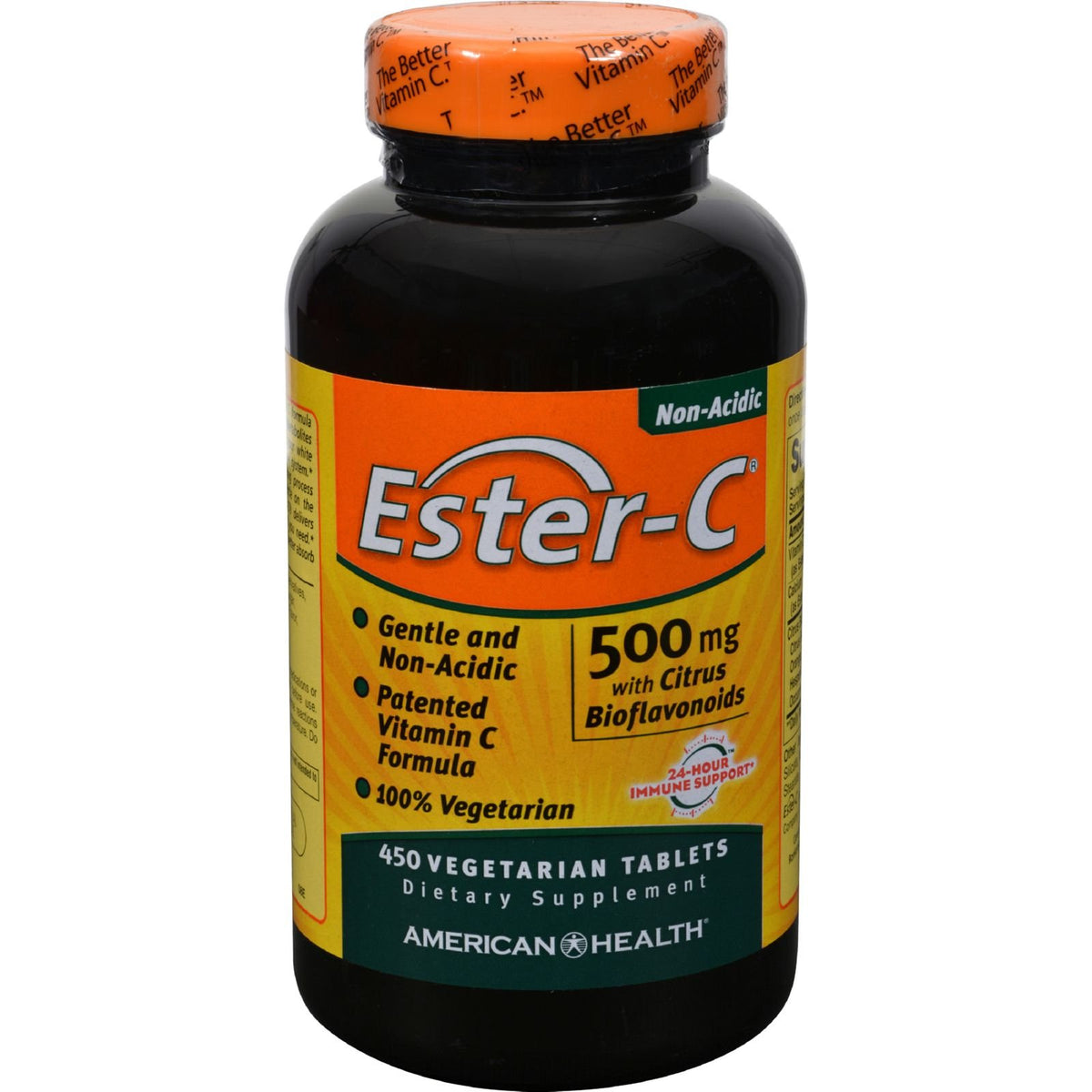 American Health Vegetarian Ester-C 500 with Citrus Bioflavonoids - 450 Tablets
