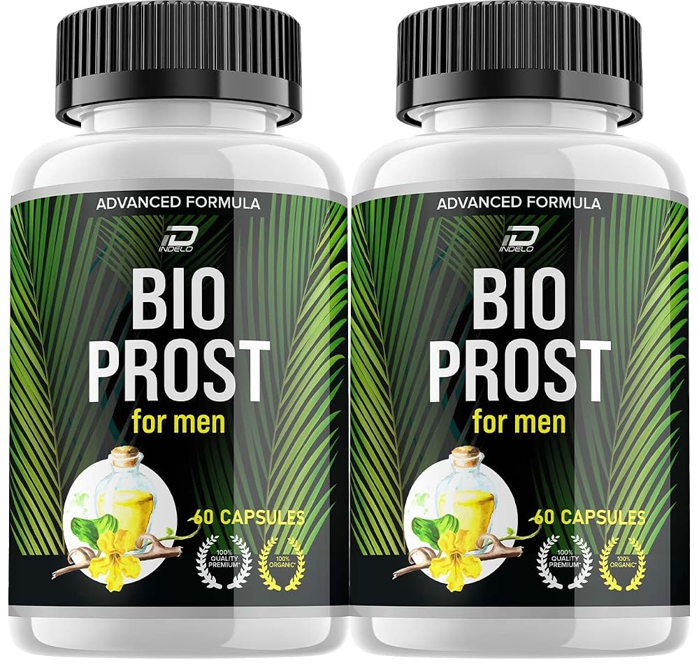 Indelo Bio Prost Advanced Formula Men's Health Supplement - 120 Capsules