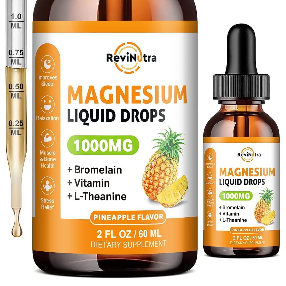 ReviNutra Magnesium Glycinate Liquid Drops
