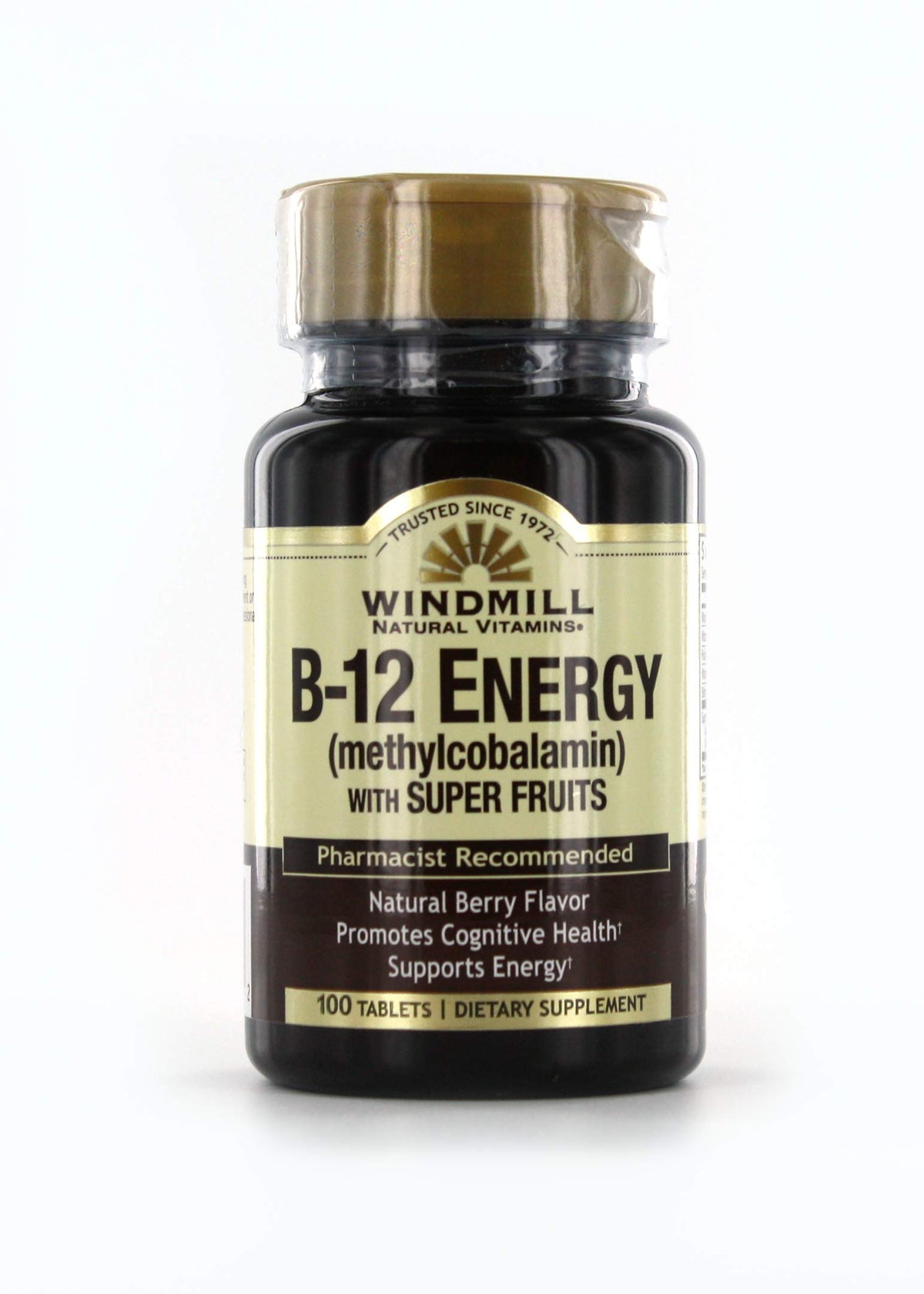 Windmill Vitamin B-12 Energy with Super Fruits - 100 Tablets