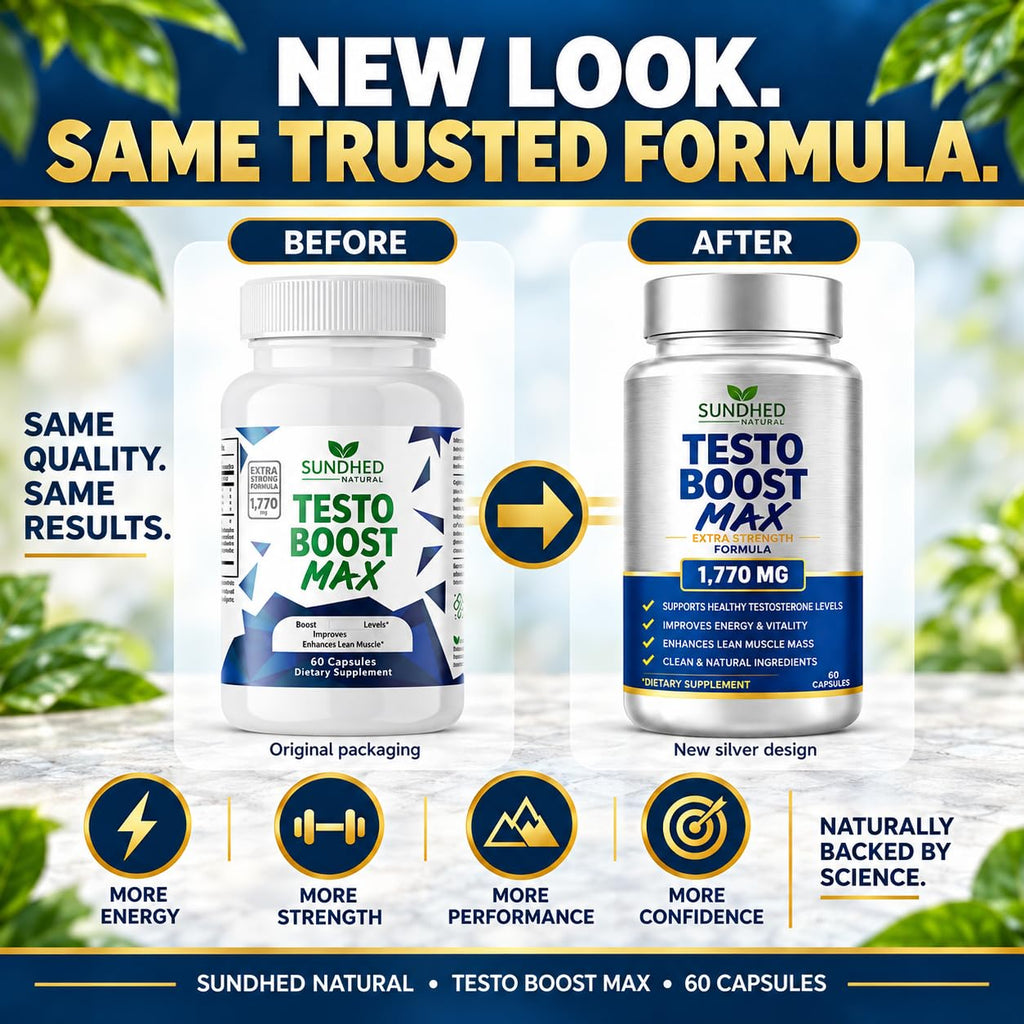 Sundhed Natural Testo Boost Max Stamina Booster - 60 Capsules - image 7