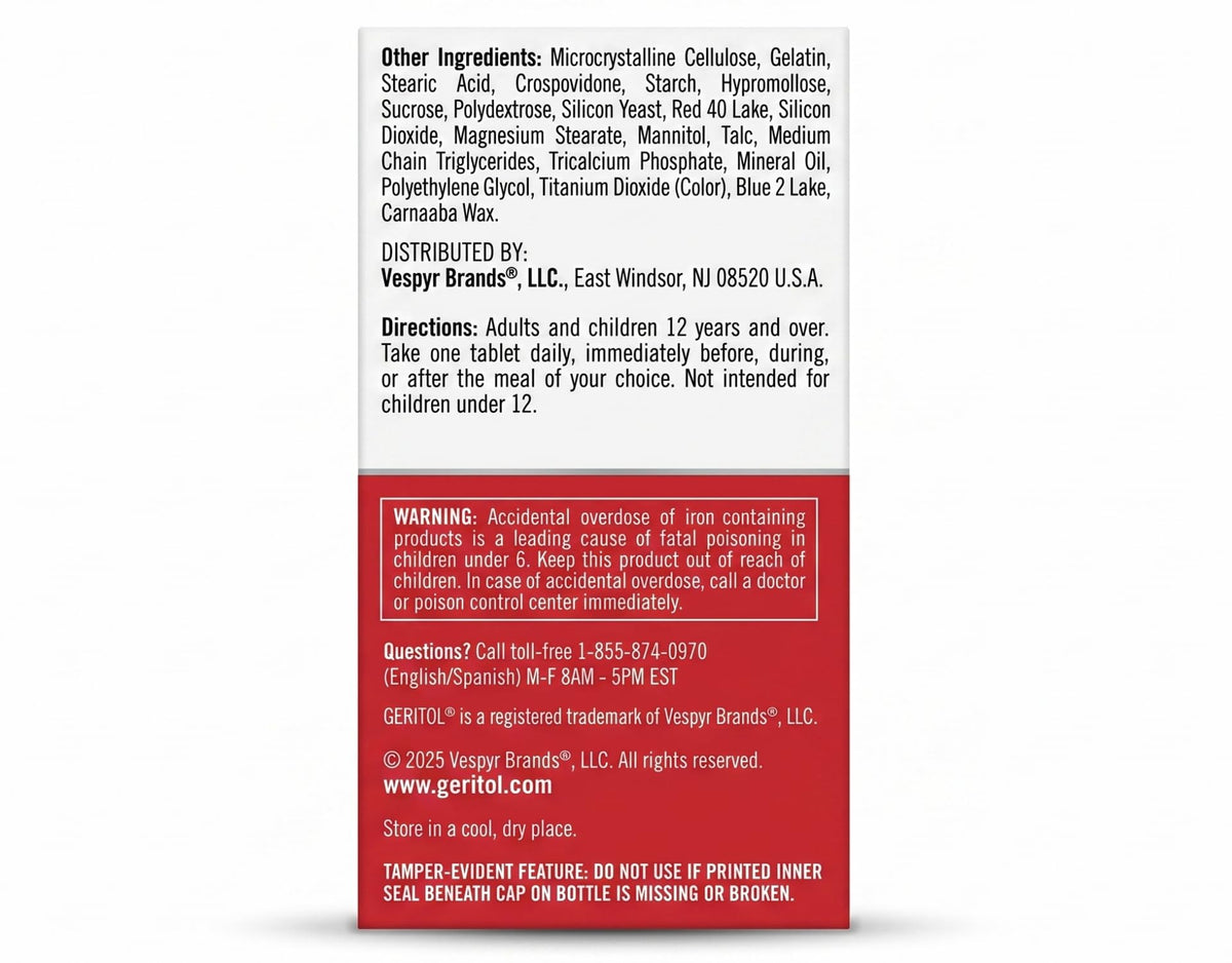 Geritol Complete Multivitamin - 100 Tablets - image 5