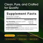 NatureBell Sunflower Lecithin for Lactation Support - 240 Softgels - image 3