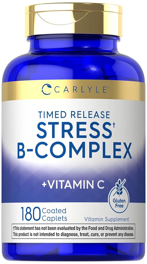 Carlyle Stress B Complex with Vitamin C - 180 Caplets