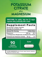 Nature's Truth Potassium Magnesium Citrate Capsules - 90 Count - image 2
