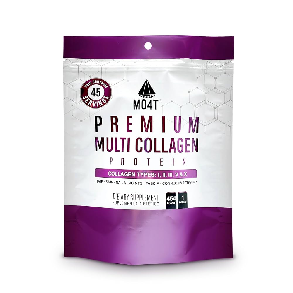 MOMOF4TRANSFORM Hydrolyzed Multi Collagen Powder - 1 Pound