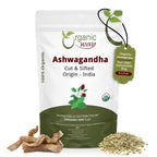 Organic Way Ashwagandha Root Cut & Sifted (Withania somnifera)