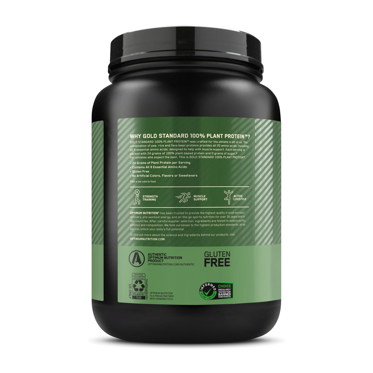 Optimum Nutrition Gold Standard 100% Plant Based Protein Powder - 20 Servings - image 10