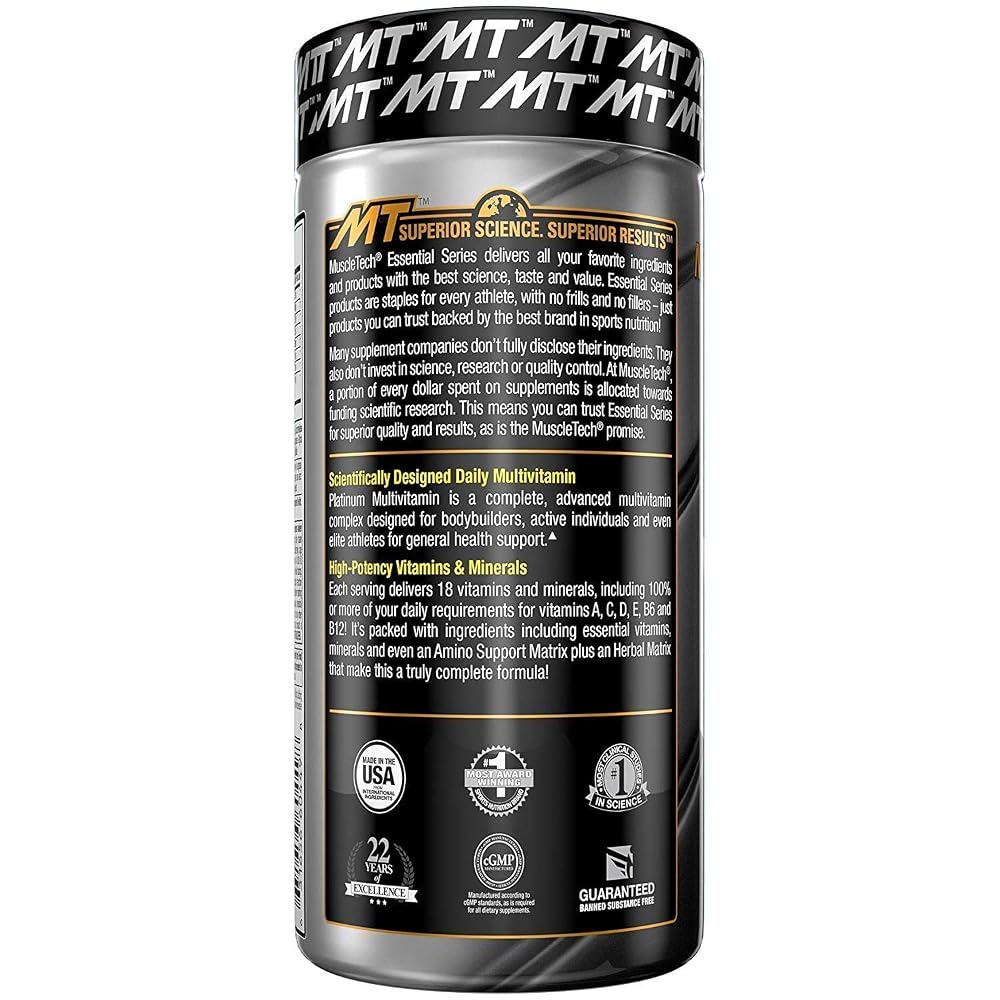 MuscleTech Platinum Creatine Monohydrate Powder + Multivitamin - image 4