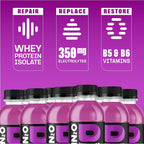 Protein2o Clear Whey Protein & Electrolyte Beverage, Grape - 12 Pack - image 5