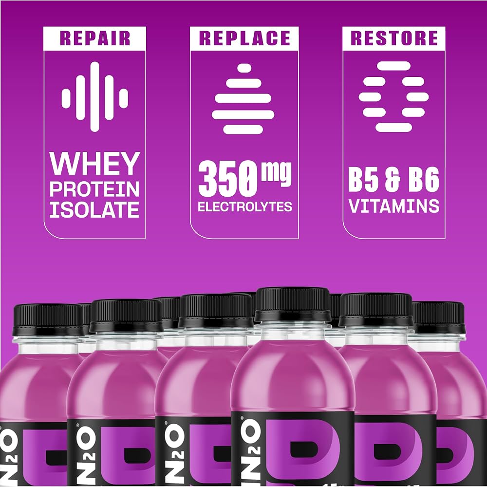 Protein2o Clear Whey Protein & Electrolyte Beverage, Grape - 12 Pack - image 5
