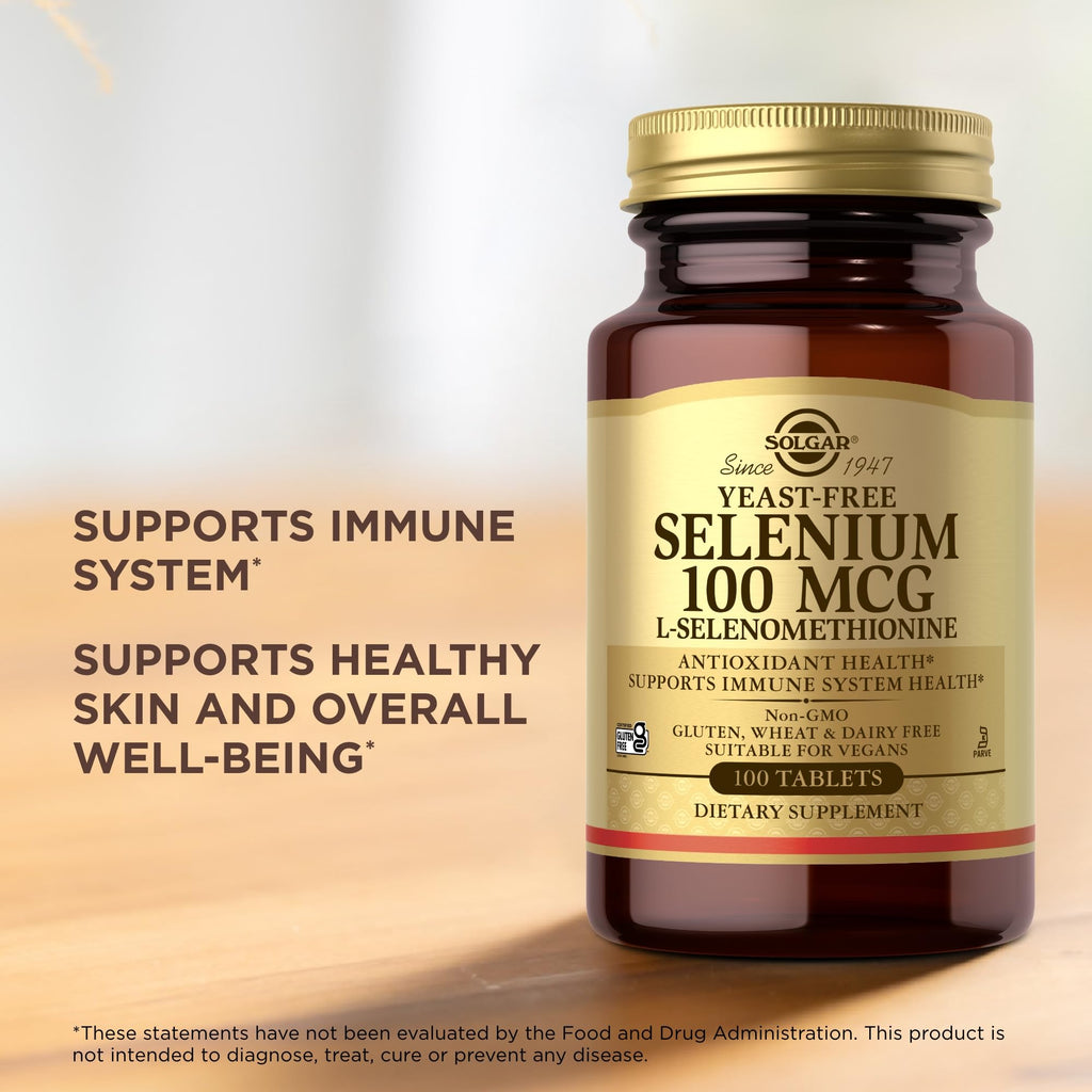 Solgar Selenium 100 mcg Yeast-Free - 100 Tablets - image 5