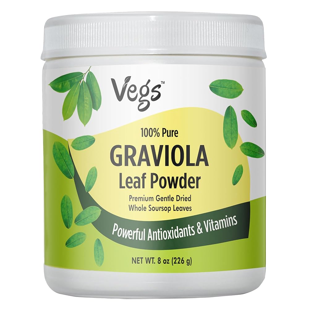 Vegs Graviola Soursop Leaf Powder - 8 oz