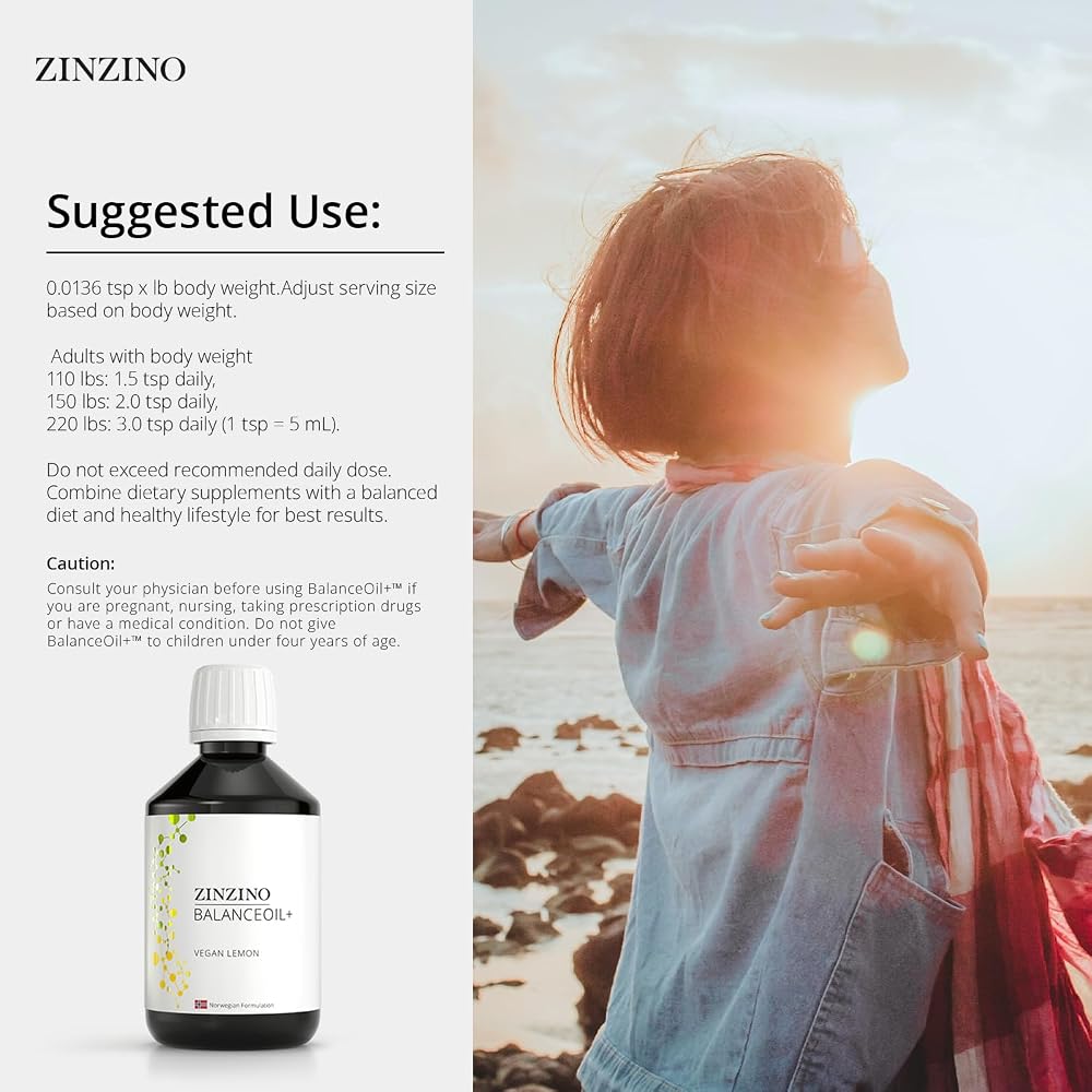 Zinzino BalanceOil+ Vegan Lemon - 300 ml - image 6