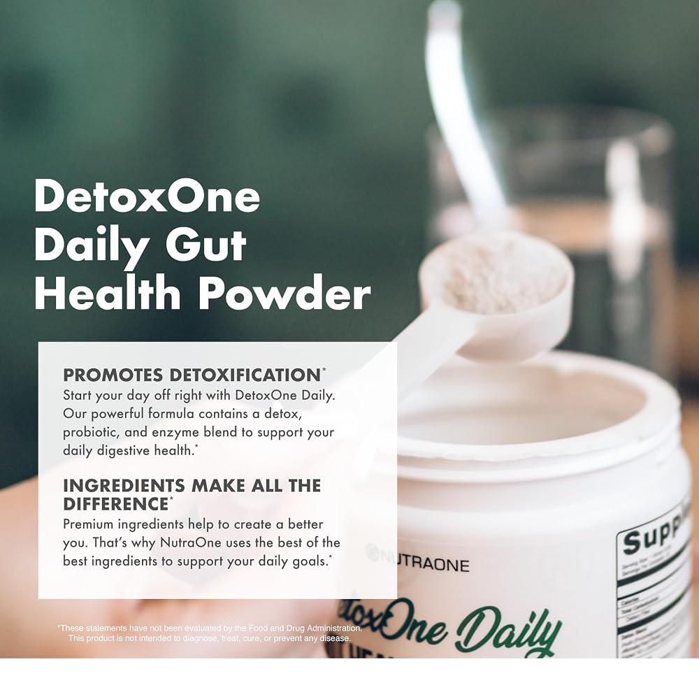 NutraOne DetoxOne Daily Gut Health Powder - image 7