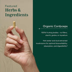 Gaia Herbs PRO Cordyceps Mushroom - 60 Capsules - image 4