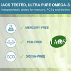 Igennus Vegan Omega 3 Algae Oil EPA DHA 600mg - 60 Softgels - image 3