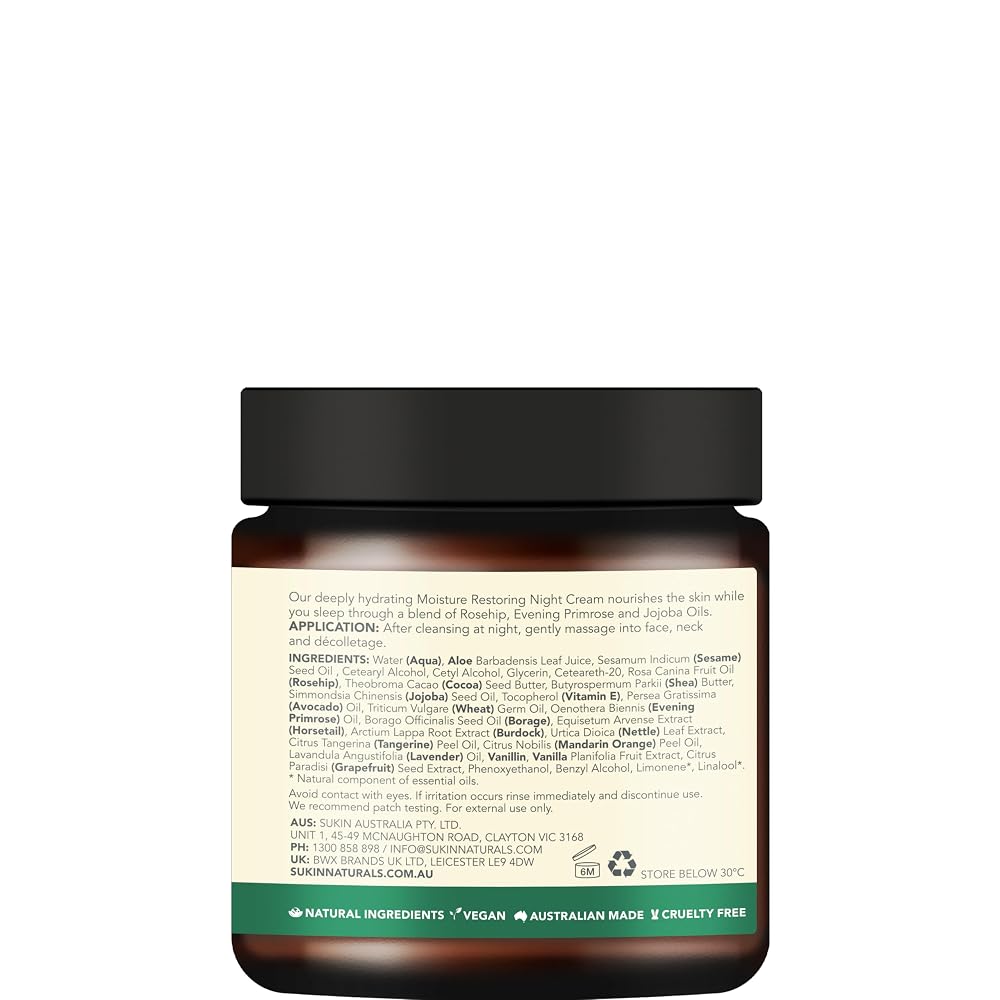 Sukin Organics Moisture Restoring Night Cream - 4.06 Fl. Oz. - image 3