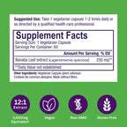 Paradise Herbs Banaba Leaf 12:1 Extract 250 mg - 60 Capsules - image 6