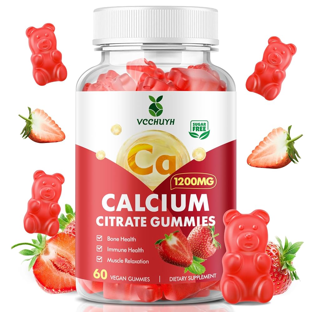 VCCHUYH Calcium Citrate Gummies 1200mg