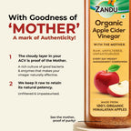 Zandu Organic Apple Cider with Mother of Vinegar - 500 ml - image 4