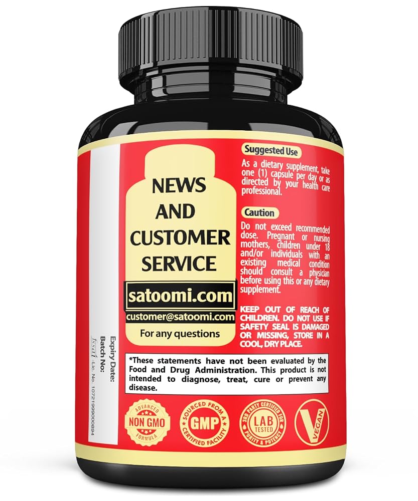 Satoomi Pure Gymnema Sylvestre Capsules Extract - 90 Capsules - image 8