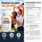 SIRUNES Marine Collagen Peptides - 120 Capsules - image 7