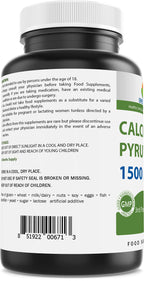 Brieofood Calcium Pyruvate 1500mg - 240 Vegetarian Capsules - image 9