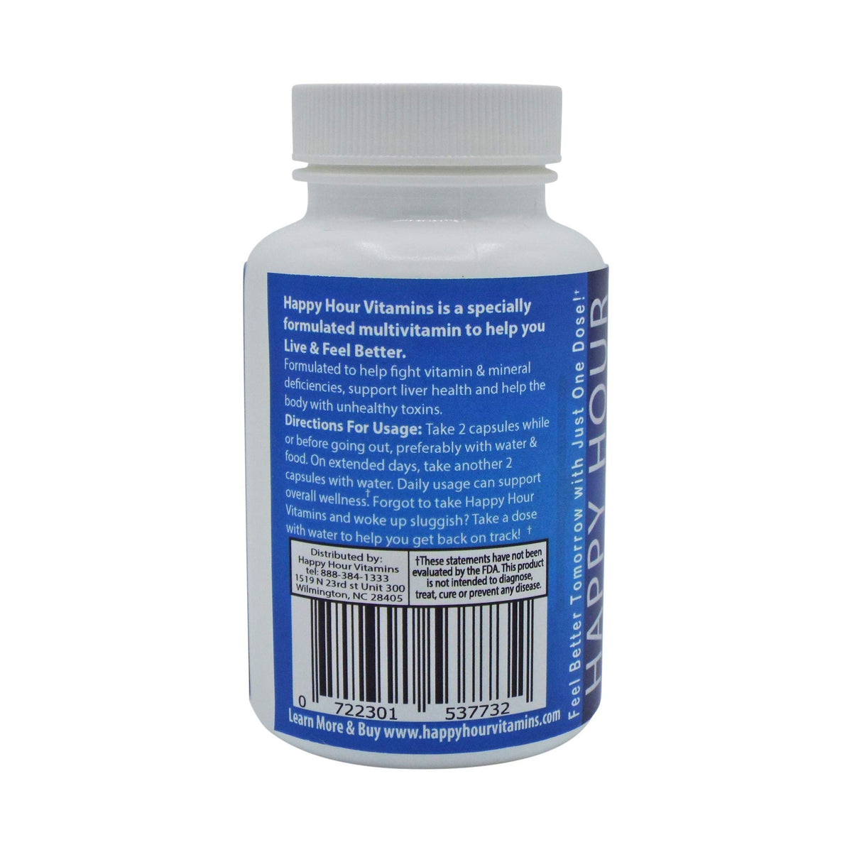 Happy Hour Vitamins Multivitamin for Better Mornings - 60 Capsules - image 6