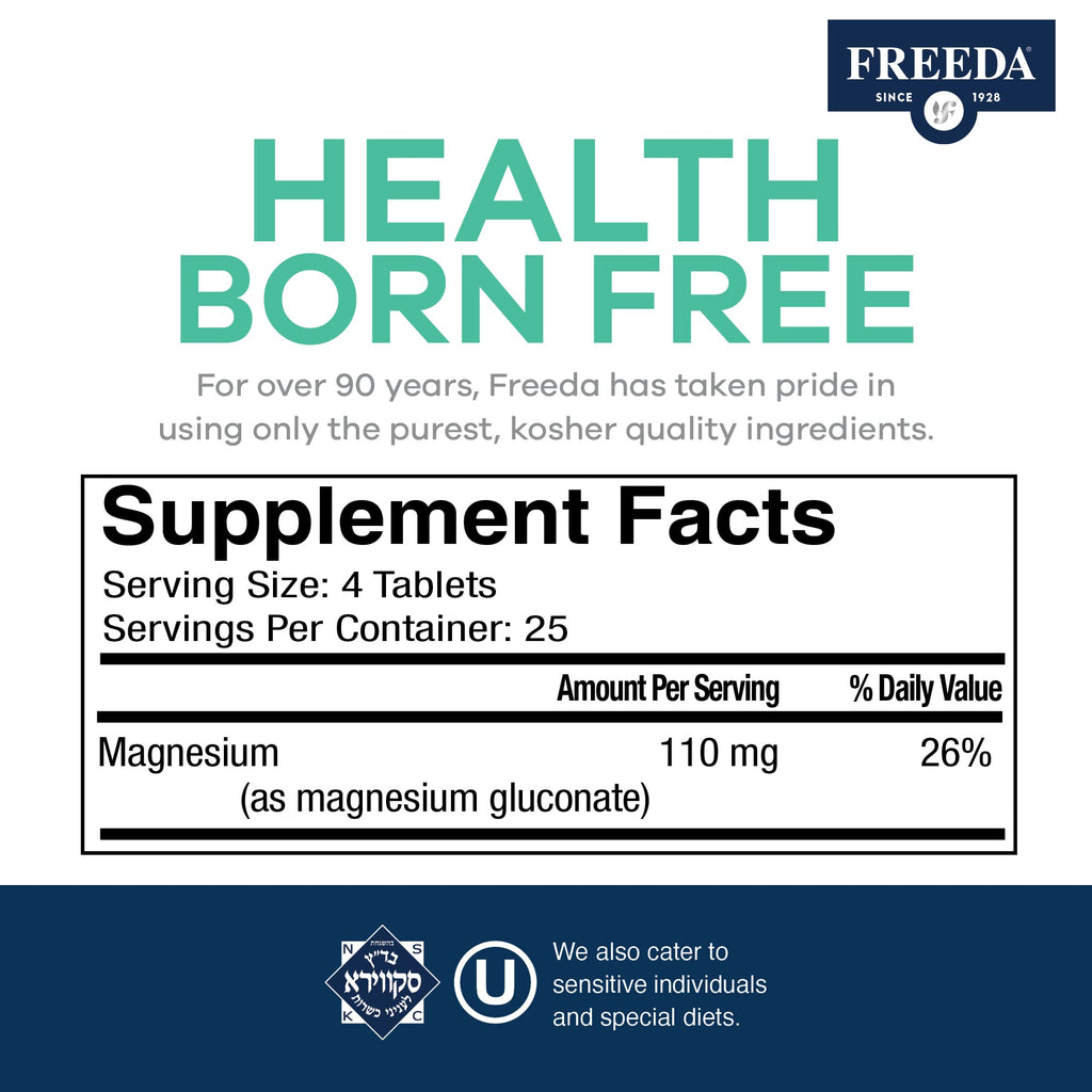 Freeda Magnesium Gluconate