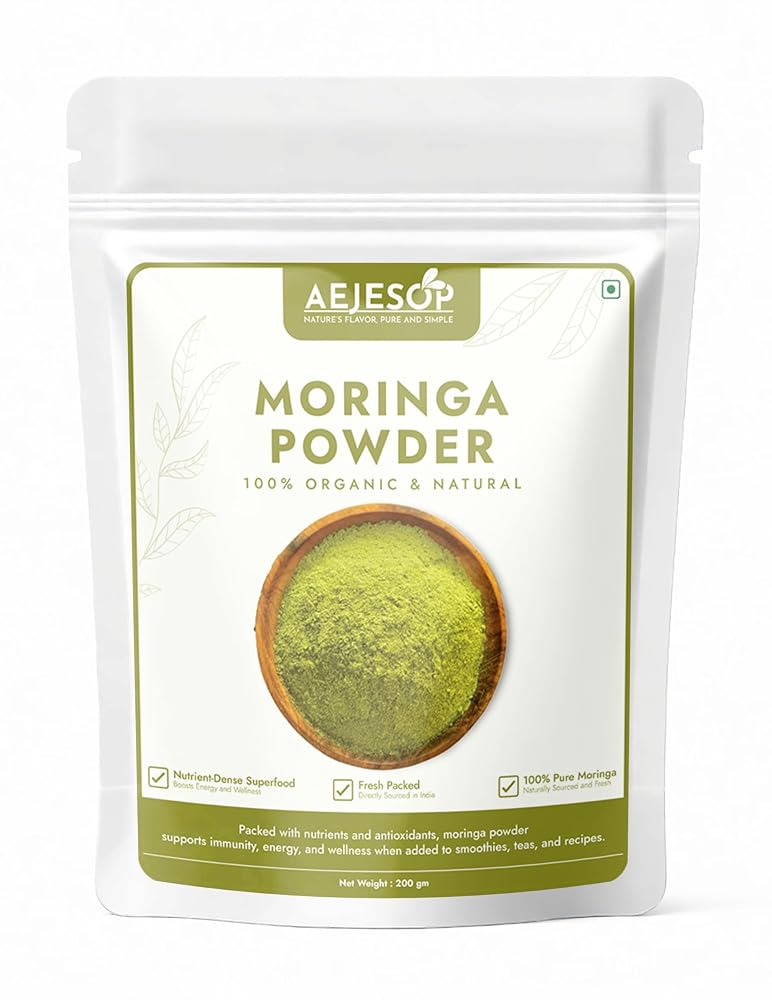 AEJESOP Organic Moringa Oleifera Leaf Powder - 7 oz