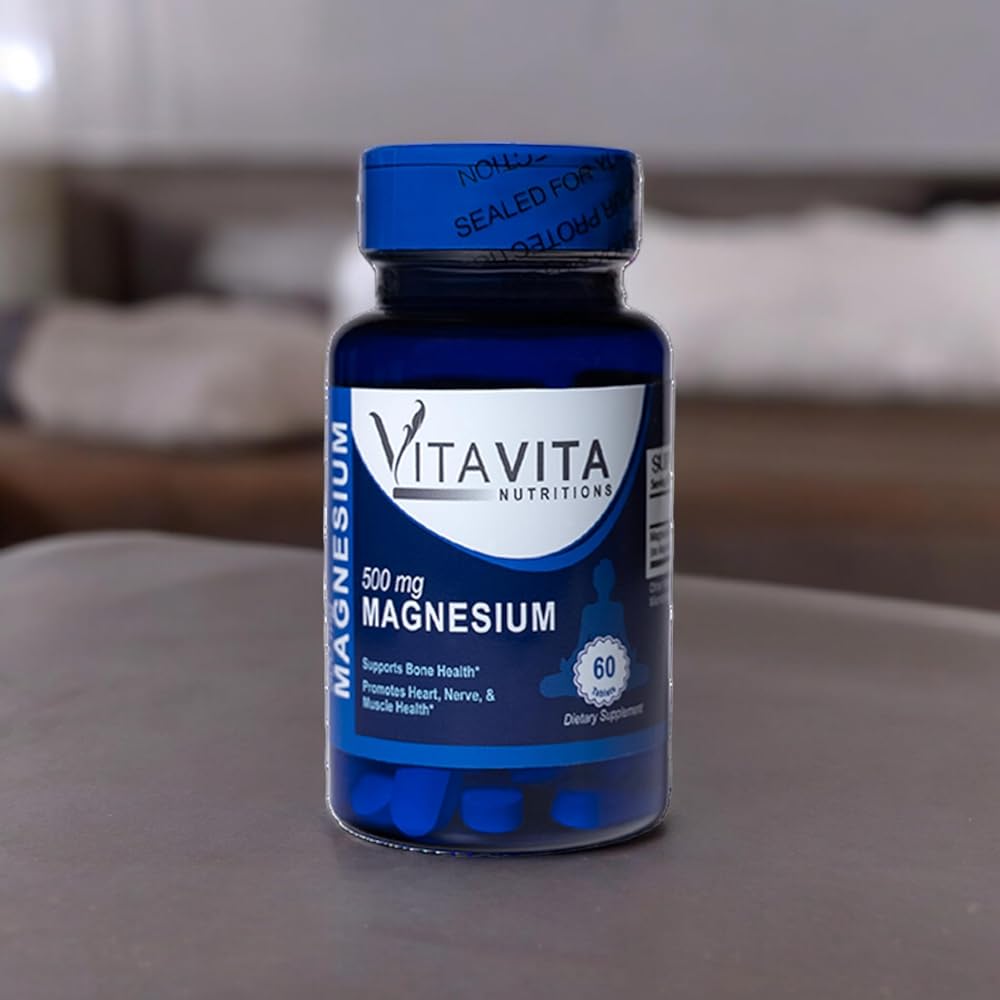 VitaVita Nutritions Magnesium 500mg Tablets - 60 Count - image 2