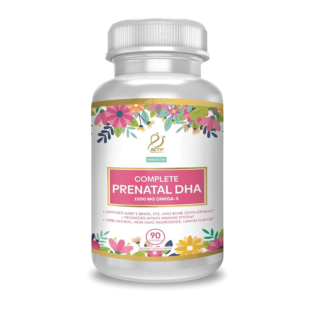 ACTIF Complete Prenatal DHA with Omega-3 - 90 Softgels