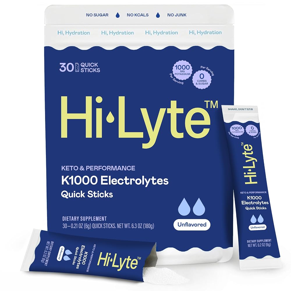 Hi-Lyte Keto K1000 Electrolyte Powder Packets