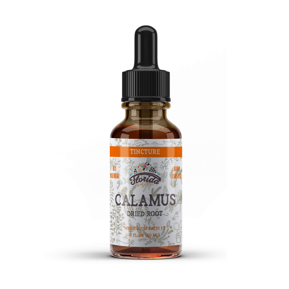 Florida Herbs Calamus Tincture Organic Extract - 4 oz