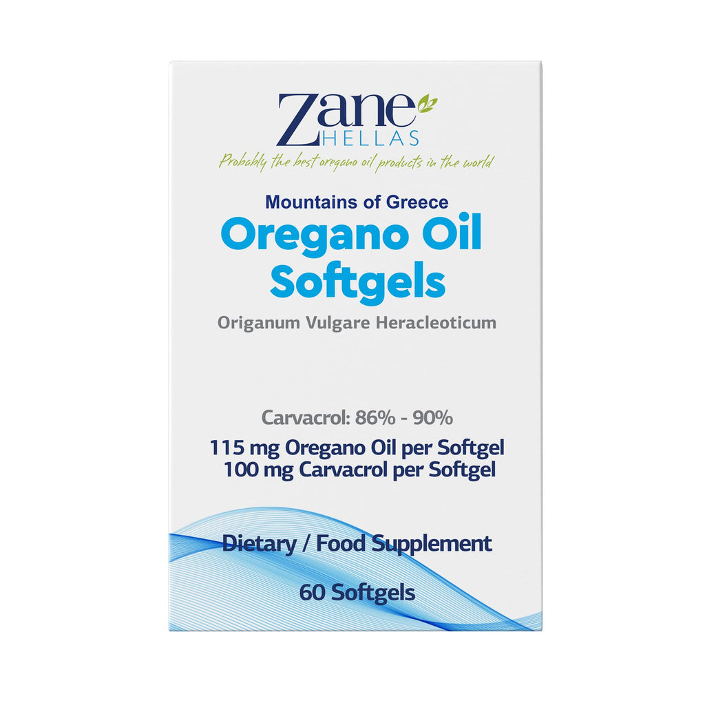 Zane Hellas Oregano Oil Extra Strength - 60 Softgels - image 3