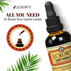 J. CROW'S J.CROW'S® Lugol's Solution of Iodine 2% 2 oz