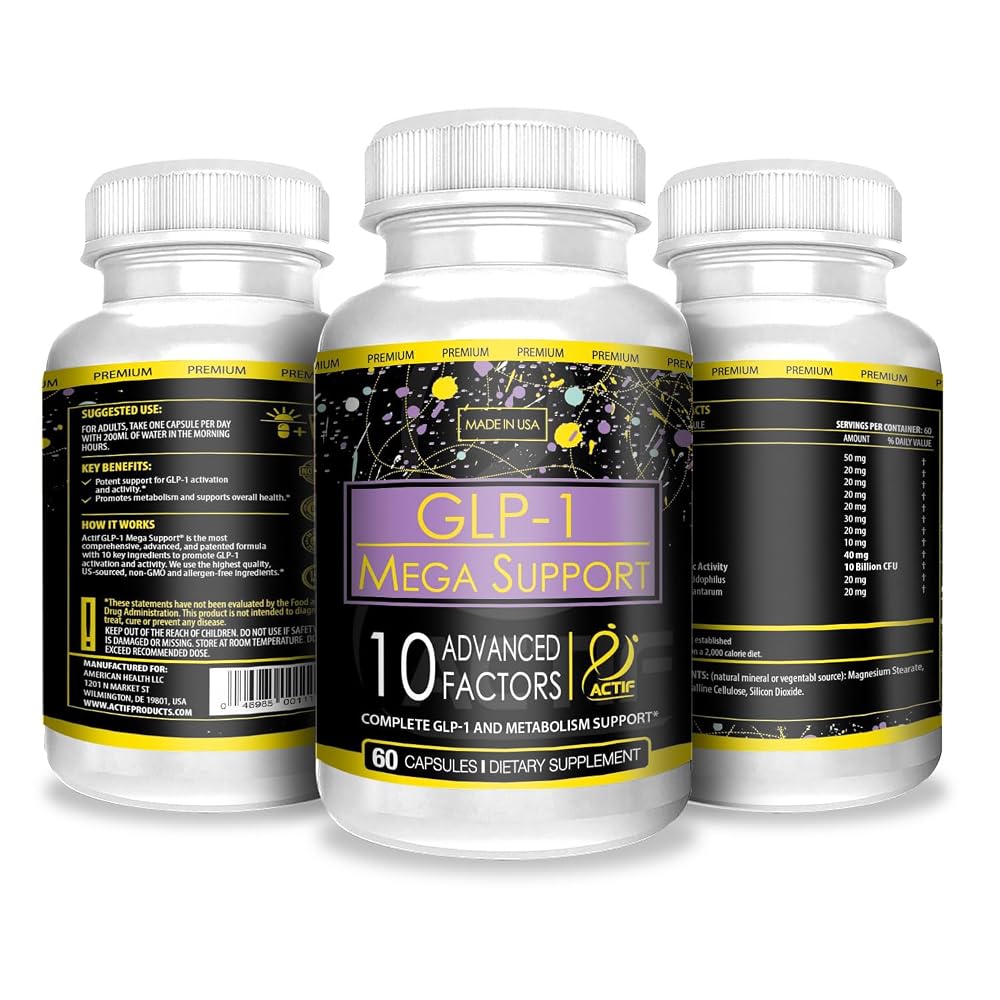 ACTIF GLP-1 Mega Support with 10 Advanced Factors - 60 Capsules - image 4
