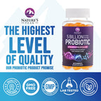 Nature's Peak Probiotic Gummies - 5 Billion CFU - Advanced Probiotics