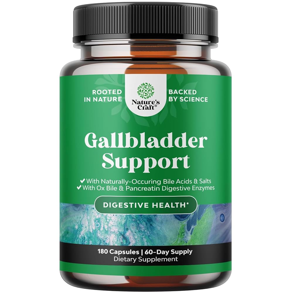 Natures Craft Ox Bile Salts for Gallbladder Support