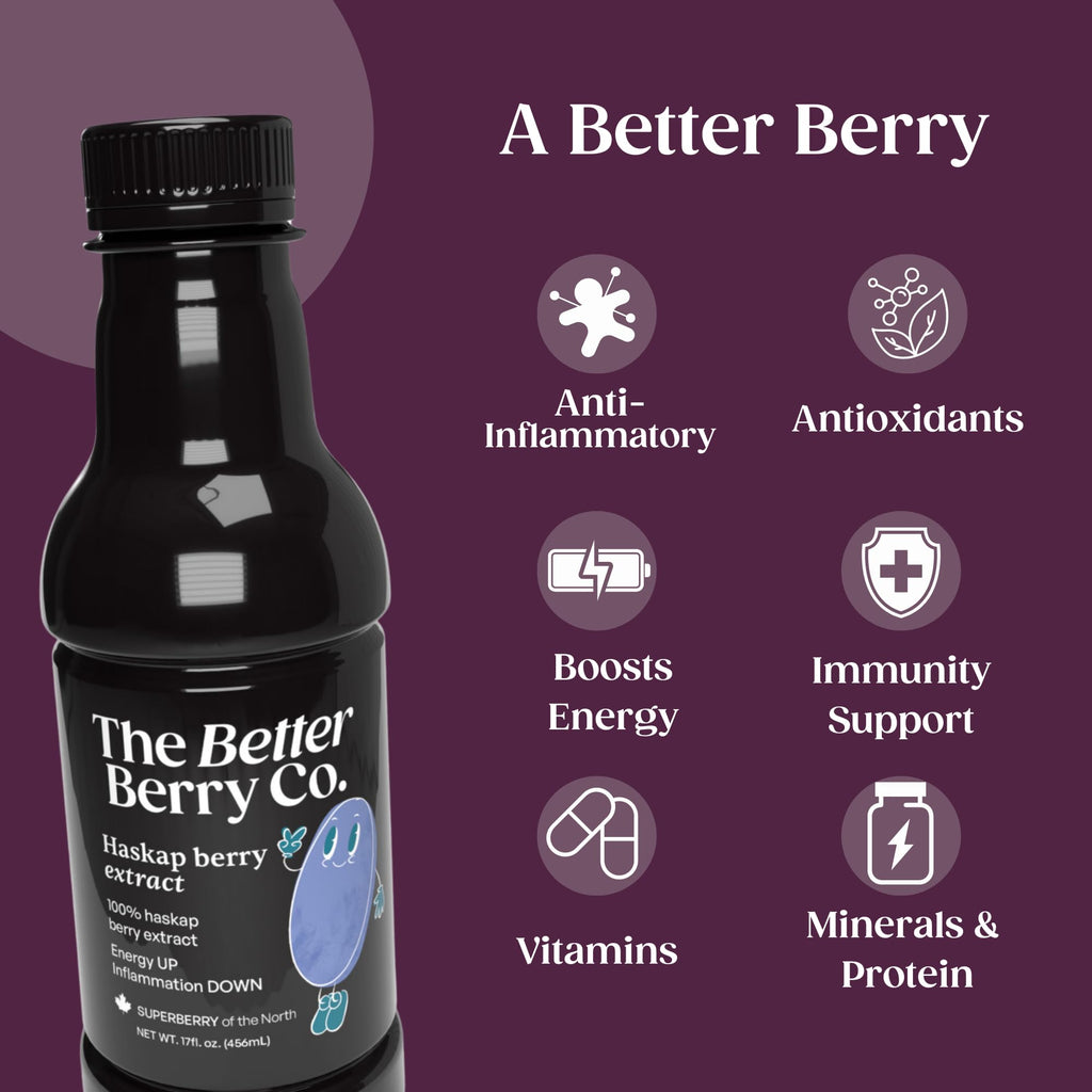Sweet Prairie Haskap 100% Pressed Berry Juice - 17 fl oz - image 5