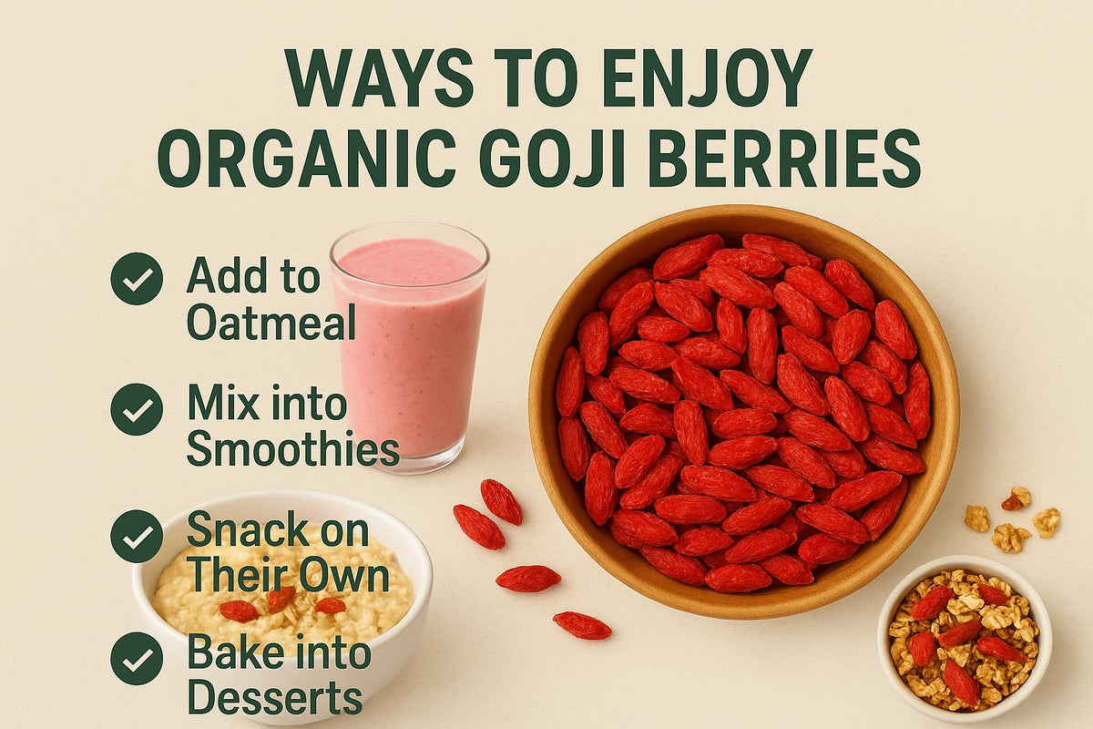 Foods Alive Organic Goji Berries - 8 Ounce Bag - image 4