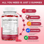 Hovika Iron Gummies Supplement for Women & Men