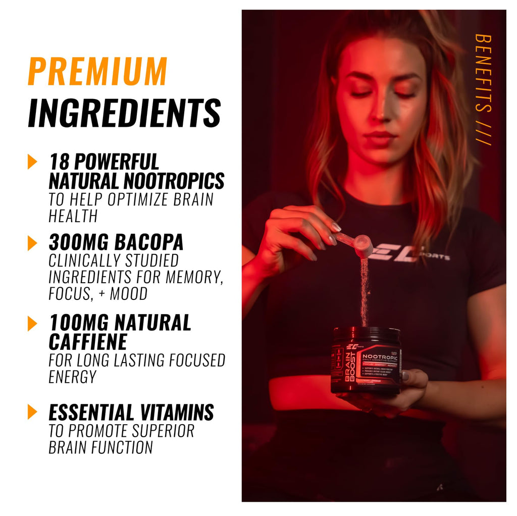 EC Sports Brain Boost Nootropic + Energy