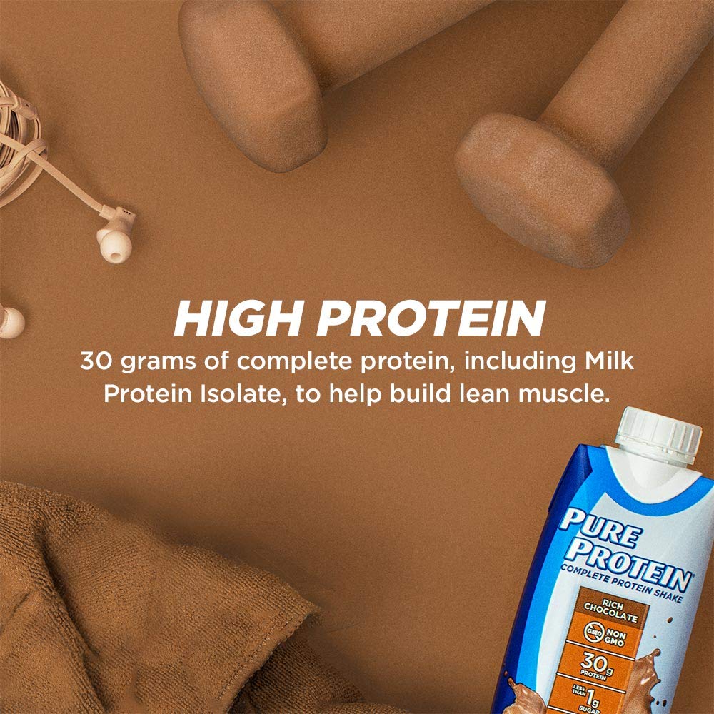 Pure Protein Chocolate Protein Shake 30g - 4 Pack - image 5